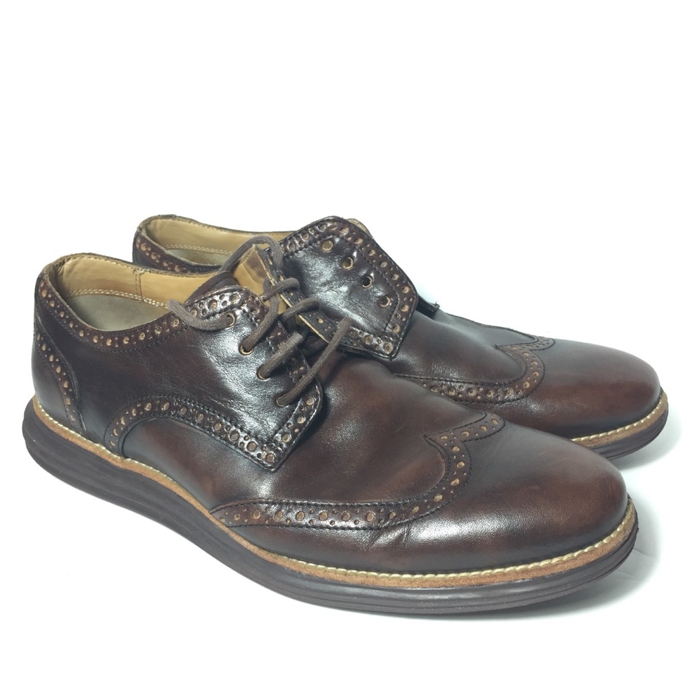 Cole Haan Lunarlon Leather Wingtip 10M